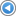 arrow, blue, left, round icon