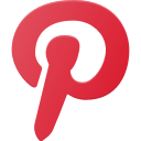 logo, media, pinterest, social svg vector icon