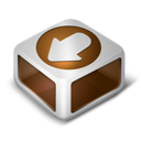 download, orange icon
