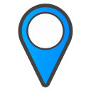 map, marker svg vector icon