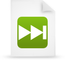 document, file, green, paper icon