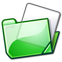 folder,green icon