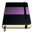 moleskine,violet icon