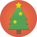 christmas, tree icon
