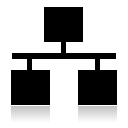 lan, network, server, wan icon