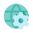 development, setting, web, world svg vector icon