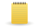 notebook, paper icon