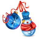 christmas, snowman icon