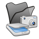 &, cameras, folder, scanners icon