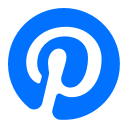 media, network, pinterest, social svg vector icon