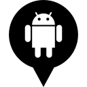 android, logo, media, social svg vector icon