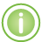 basic, frame, green, information icon