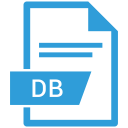 db, document, extension, file svg vector icon