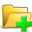 add, folder, open icon