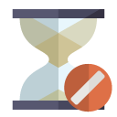 hourglass,cancel icon