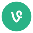 social, video, vine svg vector icon