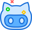 brand, github, logo, network, social svg vector icon