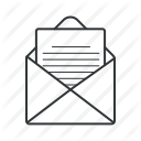 email, envelope, letter, mail, message, newsletter, reply icon