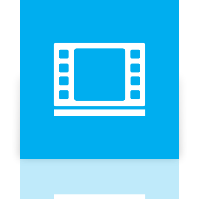 video,library,mirror icon