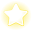 emblem, new, star icon