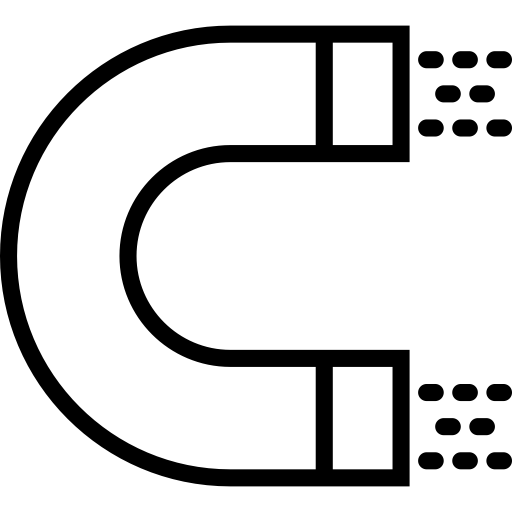 Magnet svg vector icon
