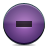 button, delete, violet icon