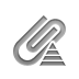 clip,pyramid icon
