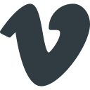 logo, media, social, vimeo svg vector icon