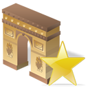 arcodeltriunfo,star,favourite,bookmark icon