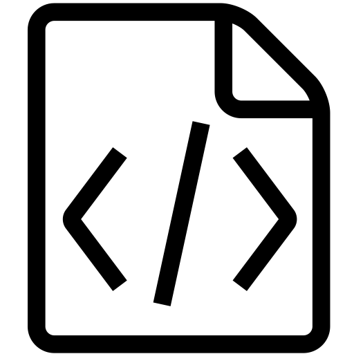 File Code O svg vector icon