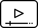 logo, media, social, youtube svg vector icon