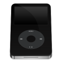 ipod,video,black icon