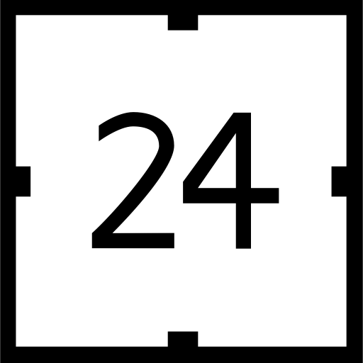Hours Delivery svg vector icon
