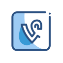 media, network, social, v svg vector icon
