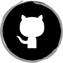 github, logo, media, social svg vector icon