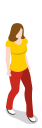 female, girl, people, person, user, walking, woman svg vector icon