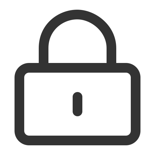 Lock svg vector icon