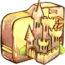 folder,castle icon
