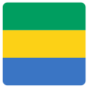 flag, gabon svg vector icon