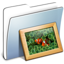 graphite,smooth,folder,picture,photo,pic,image icon