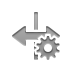 flip,horizontal,gear icon