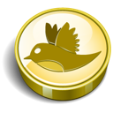 bird, cash, coin, money, twitter icon
