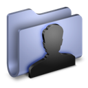 folder, user icon