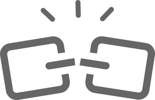 Less Data, No Link svg vector icon