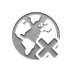 world,cross icon