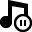 music,pause icon