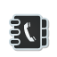 address, book, sticker icon