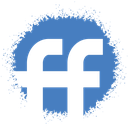 colour, fiendfeed, media, set, social, spray icon