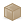 box, brown, closed icon