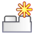 new, raised, tab icon